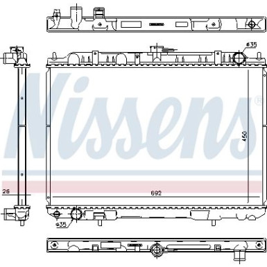Wasserkühler PKW 606160 Wasserkühler PKW 606160