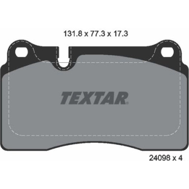 Bremsbelagsatz Vw P. Touareg 3.0 V6 Tdi 10 2409801 Bremsbelagsatz Vw P. Touareg 3.0 V6 Tdi 10 2409801