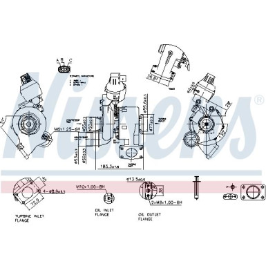 Nissens Turbo VW Crafter 06 FACTORY NEW 93455 Nissens Turbo VW Crafter 06 FACTORY NEW 93455