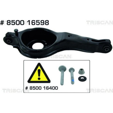 Lenker, Radaufhängung 8500 16598 Lenker, Radaufhängung 8500 16598