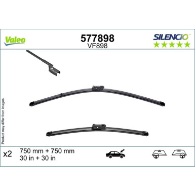 VALEO Scheibenwischer 577898 VALEO Scheibenwischer 577898