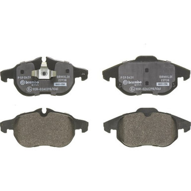 BREMBO Bremsklötze Xtra VA P 59 043X BREMBO Bremsklötze Xtra VA P 59 043X