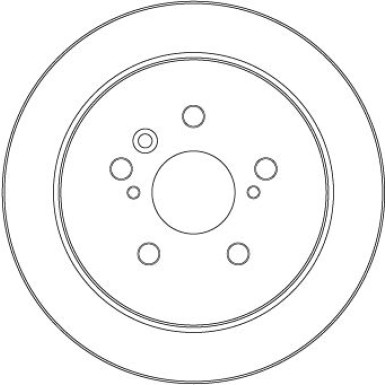 Bremsscheibe Lexus T. Rx 03-08 DF7257 Bremsscheibe Lexus T. Rx 03-08 DF7257