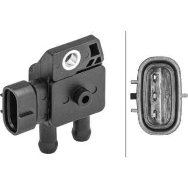 HELLA Sensor, Abgasdruck 6PP 009 409-291 HELLA Sensor, Abgasdruck 6PP 009 409-291