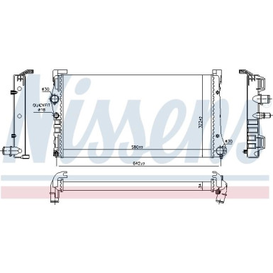 Wasserkühler PKW 68806