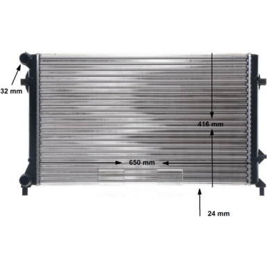 MAHLE Kühler, Motorkühlung CR 30 001S BEHR