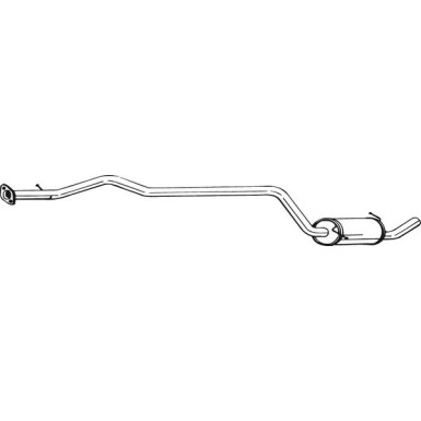 Bosch Automotive Auspuffschalldämpfer 286-247 Bosch Automotive Auspuffschalldämpfer 286-247