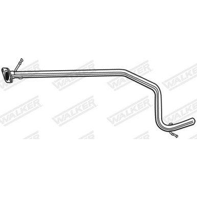 66 / Auspuffrohr Mitte FORD MondeoIII 2.0TDCi 96KW 10.01- v.m 7773