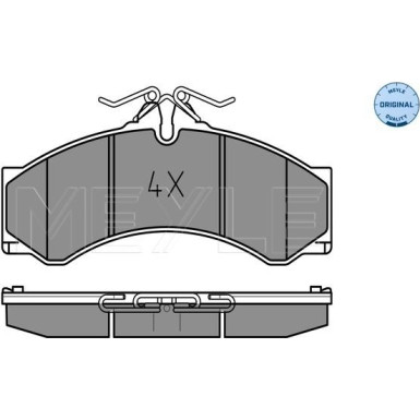 Bremsbelagsatz Db P/T Sprinter # MEYLE-ORIGINAL: True to OE 025 290 7620
