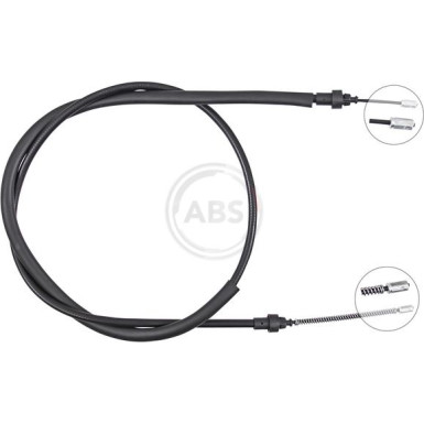 A.B.S. Handbremsseil Seilzug Festellbremse K16025 A.B.S. Handbremsseil Seilzug Festellbremse K16025