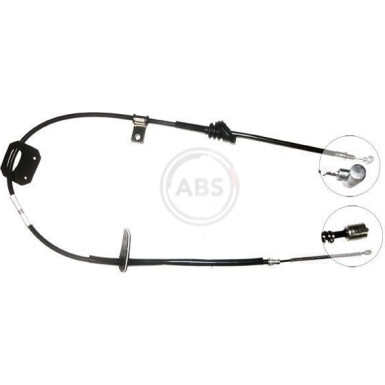 A.B.S. Handbremsseil Seilzug Festellbremse K12628 A.B.S. Handbremsseil Seilzug Festellbremse K12628