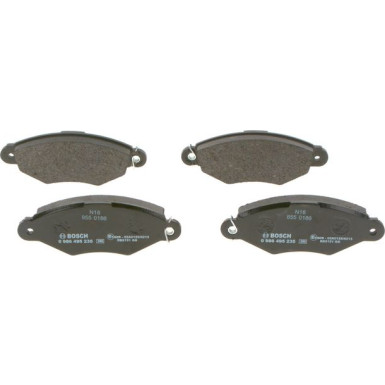 BOSCH Bremsbelagsatz, Scheibenbremse 0 986 495 235 BOSCH Bremsbelagsatz, Scheibenbremse 0 986 495 235