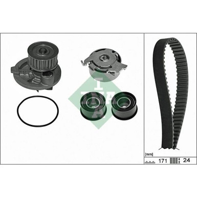 Wasserpumpe + Zahnriemensatz 530 0358 31 Wasserpumpe + Zahnriemensatz 530 0358 31
