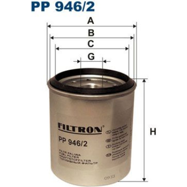 FILTRON Kraftstofffilter PP 946/2