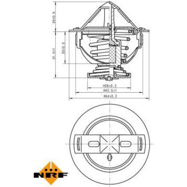 Thermostat, Kühlmittel 725060
