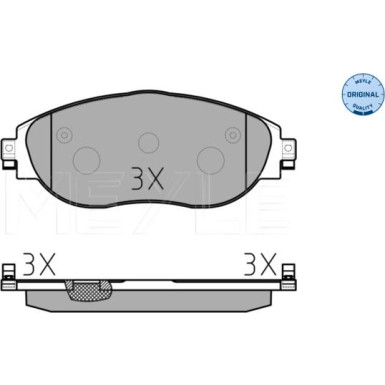 Bremsbelagsatz Vw P. Sharan 10-/Alhambra 10-/Golf Vii/Octavia 12- Mit Sensor 025 251 1720/W Bremsbelagsatz Vw P. Sharan 10-/Alhambra 10-/Golf Vii/Octavia 12- Mit Sensor 025 251 1720/W