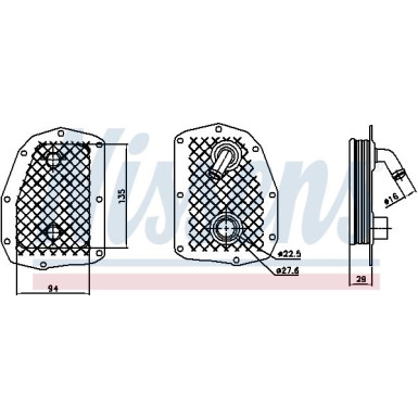 Ölkühler PKW 90734 Ölkühler PKW 90734