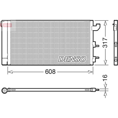 DENSO Kondensator, Klimaanlage DCN09144 DENSO Kondensator, Klimaanlage DCN09144