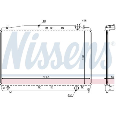 Wasserkühler PKW 646802