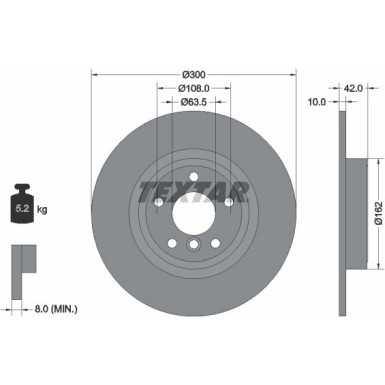 Bremsscheibe PRO+ 92309505
