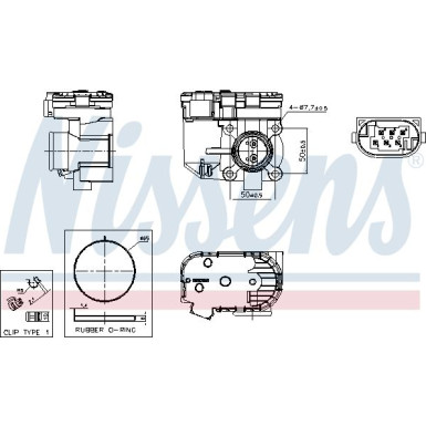 NISSENS Drosselklappenstutzen 955253 FIRST FIT NISSENS Drosselklappenstutzen 955253 FIRST FIT