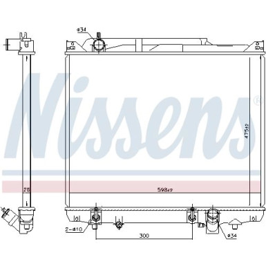 Wasserkühler PKW 641776 Wasserkühler PKW 641776