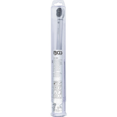BGS Drehmomentschlüssel Abtrieb Außenvierkant 10 mm (3/8 ) 7 - 105 Nm 2843