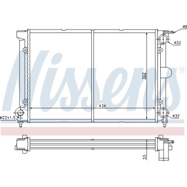 Wasserkühler PKW 65195 Wasserkühler PKW 65195