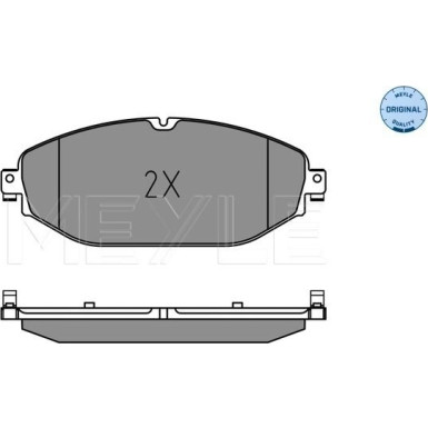 Bremsbelagsatz Db P. W205 2.2 Bluetec 14 MEYLE-ORIGINAL: True to OE 025 220 7619