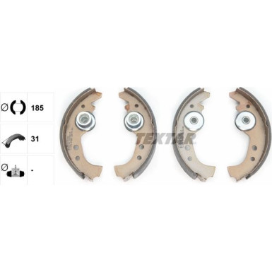 Bremsbacken Fiat Cc/Uno/Sc 91005900 Bremsbacken Fiat Cc/Uno/Sc 91005900