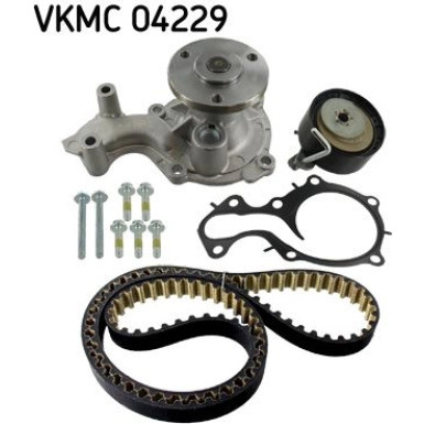 Wasserpumpe + Zahnriemensatz VKMC 04229