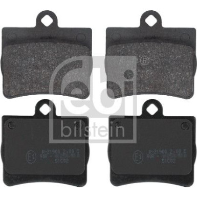 FEBI BILSTEIN Bremsbeläge 16152 FEBI BILSTEIN Bremsbeläge 16152