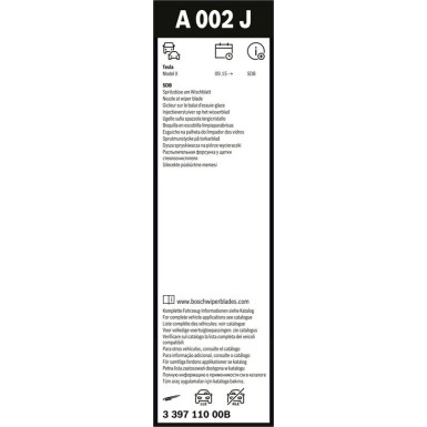 A002J BOSCH JET Blade unbeheizt 3 397 110 00B