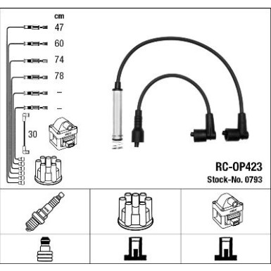 NGK Zündleitungssatz 0793