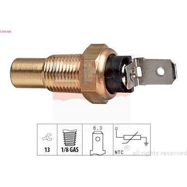 Kühlmitteltemperatur-Sensor 1.830.080 Kühlmitteltemperatur-Sensor 1.830.080