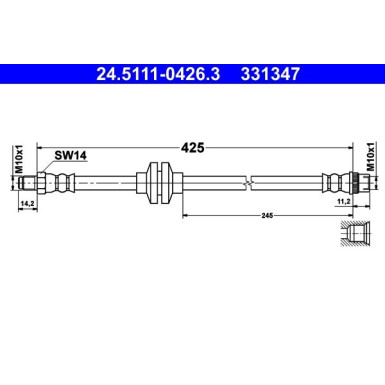 Bremsschlauch 24.5111-0426.3