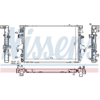 Wasserkühler PKW VW T5 62-173kW 03 FIRST FIT 65282A