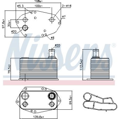 Ölkühler PKW 90786 Ölkühler PKW 90786