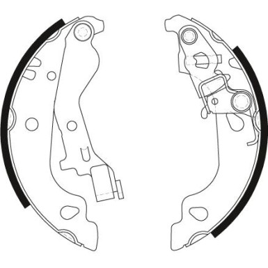 40 461 027 Bremsbacken GS8686 40 461 027 Bremsbacken GS8686