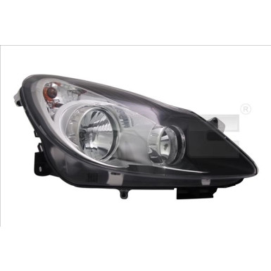Scheinwerfer R H7/H1 +MOT SCHWARZ OPEL CORSA D SPORT 7,06-12,10 4623,507,12