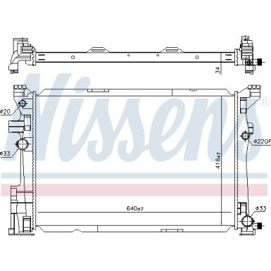 Wasserkühler PKW MERCEDES A,B-Klasse 11 67187