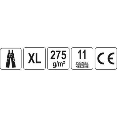 Yato Arbeits- Werkstatt Latzhosel / Xl YT-8033 Yato Arbeits- Werkstatt Latzhosel / Xl YT-8033