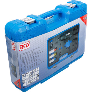 BGS Druckluft-Schlagschrauber- & Kraft-Steckschlüssel-Satz 12,5 mm (1/2 ) 1200 Nm 16-tlg 5295 BGS Druckluft-Schlagschrauber- & Kraft-Steckschlüssel-Satz 12,5 mm (1/2 ) 1200 Nm 16-tlg 5295