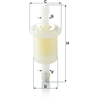 Mann & Hummel Kraftstofffilter PKW WK 21 (10)