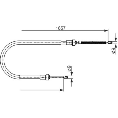 Handbremsseil li/re 1987482720 Handbremsseil li/re 1987482720