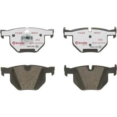 BREMBO Bremsklötze Xtra HA BMW 5, 6 01-10 XTRA LINE P 06 033X