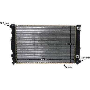 Kühler, Motorkühlung CR 648 000S Kühler, Motorkühlung CR 648 000S