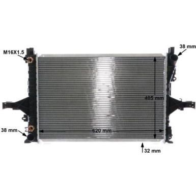 Kühler, Motorkühlung CR 1547 000S