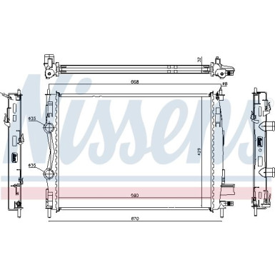 Wasserkühler PKW 67360 Wasserkühler PKW 67360