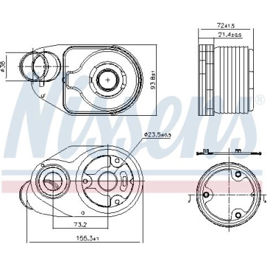 Ölkühler PKW Iveco Daily 12 FIRST FIT 90932 Ölkühler PKW Iveco Daily 12 FIRST FIT 90932